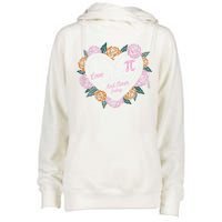 Love Is Like Pi Real Irrational & Never Ending V-day Quote Womens Funnel Neck Pullover Hood