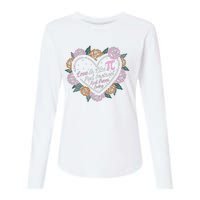 Love Is Like Pi Real Irrational & Never Ending V-day Quote Womens Cotton Relaxed Long Sleeve T-Shirt