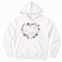 Love Is Like Pi Real Irrational & Never Ending V-day Quote Hoodie