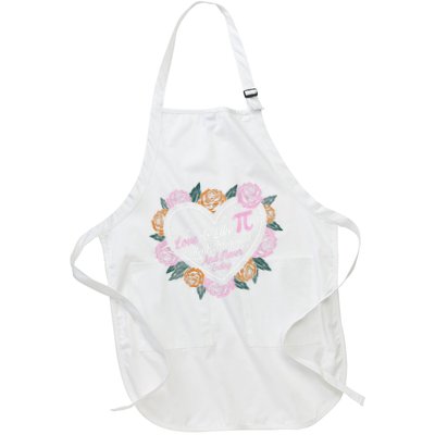 Love Is Like Pi Real Irrational & Never Ending V-day Quote Apron