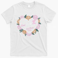 Love Is Like Pi Real Irrational & Never Ending V-day Quote T-Shirt