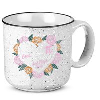 Love Is Like Pi Real Irrational & Never Ending V-day Quote 15oz Campfire Ceramic Mug