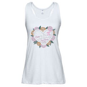 Love Is Like Pi Real Irrational & Never Ending V-day Quote Ladies Essential Flowy Tank