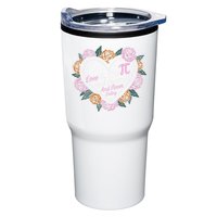 Love Is Like Pi Real Irrational & Never Ending V-day Quote Tumbler