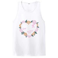 Love Is Like Pi Real Irrational & Never Ending V-day Quote PosiCharge Competitor Tank