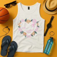 Love Is Like Pi Real Irrational & Never Ending V-day Quote Tank Top