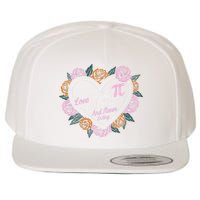 Love Is Like Pi Real Irrational & Never Ending V-day Quote Wool Snapback Cap