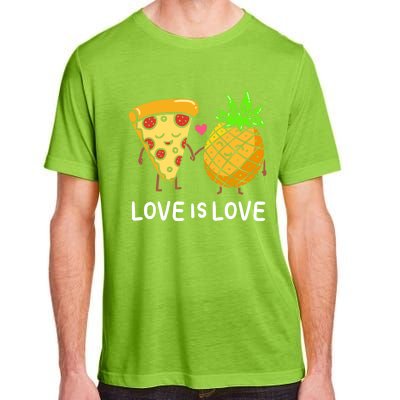 Love Is Love Clothing Gift For Valentine Funny Pizza Lover Funny Gift Adult ChromaSoft Performance T-Shirt