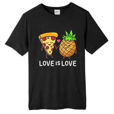 Love Is Love Clothing Gift For Valentine Funny Pizza Lover Funny Gift Tall Fusion ChromaSoft Performance T-Shirt