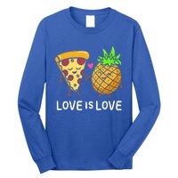 Love Is Love Clothing Gift For Valentine Funny Pizza Lover Funny Gift Long Sleeve Shirt