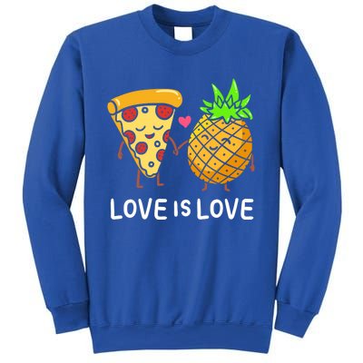 Love Is Love Clothing Gift For Valentine Funny Pizza Lover Funny Gift Sweatshirt