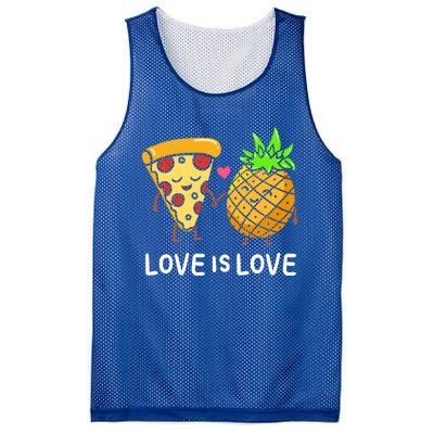 Love Is Love Clothing Gift For Valentine Funny Pizza Lover Funny Gift Mesh Reversible Basketball Jersey Tank