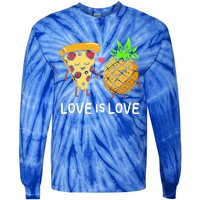 Love Is Love Clothing Gift For Valentine Funny Pizza Lover Funny Gift Tie-Dye Long Sleeve Shirt