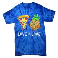 Love Is Love Clothing Gift For Valentine Funny Pizza Lover Funny Gift Tie-Dye T-Shirt