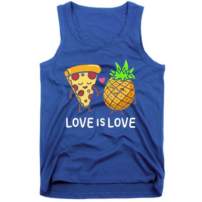 Love Is Love Clothing Gift For Valentine Funny Pizza Lover Funny Gift Tank Top