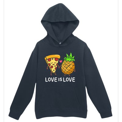 Love Is Love Clothing Gift For Valentine Funny Pizza Lover Funny Gift Urban Pullover Hoodie