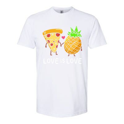 Love Is Love Clothing Gift For Valentine Funny Pizza Lover Funny Gift Softstyle CVC T-Shirt