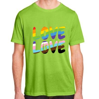 LOVE IS LOVE Adult ChromaSoft Performance T-Shirt