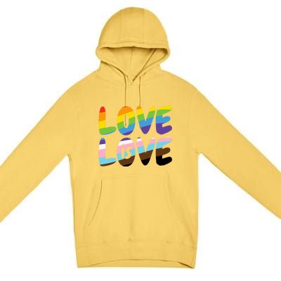 LOVE IS LOVE Premium Pullover Hoodie