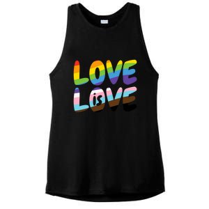 LOVE IS LOVE Ladies PosiCharge Tri-Blend Wicking Tank