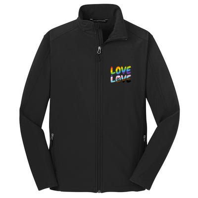 LOVE IS LOVE Core Soft Shell Jacket