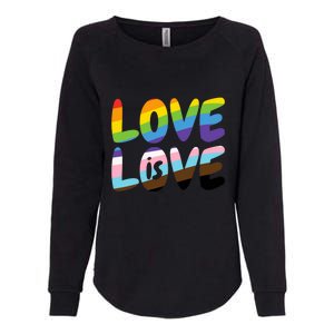 LOVE IS LOVE Womens California Wash Sweatshirt