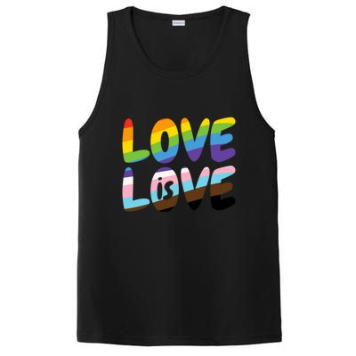 LOVE IS LOVE PosiCharge Competitor Tank