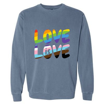 LOVE IS LOVE Garment-Dyed Sweatshirt