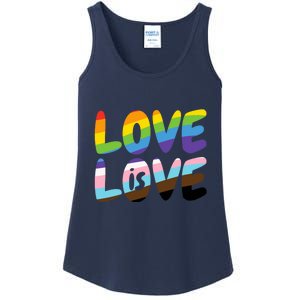 LOVE IS LOVE Ladies Essential Tank