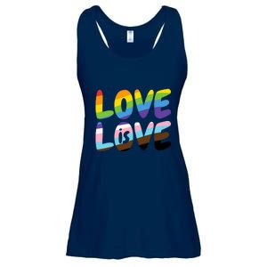 LOVE IS LOVE Ladies Essential Flowy Tank