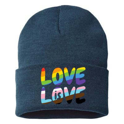 LOVE IS LOVE Sustainable Knit Beanie