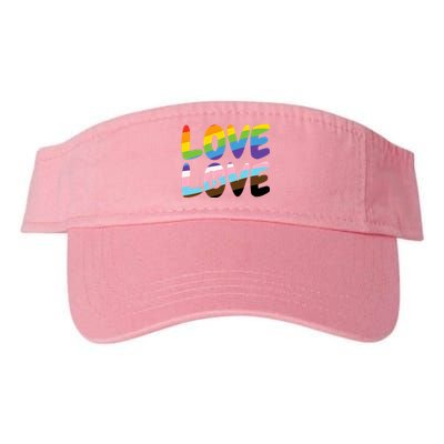 LOVE IS LOVE Valucap Bio-Washed Visor