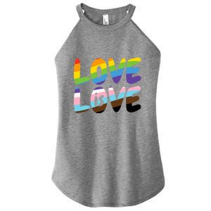 LOVE IS LOVE Women's Perfect Tri Rocker Tank