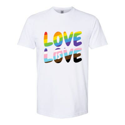 LOVE IS LOVE Softstyle® CVC T-Shirt