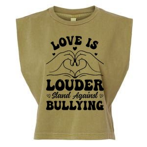 Love Is Louder Anti Bullying Kids Unity Day Orange Be Kind Garment-Dyed Women's Muscle Tee