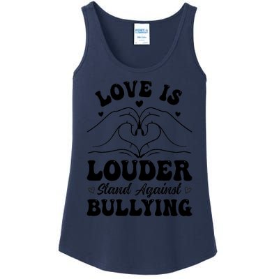 Love Is Louder Anti Bullying Kids Unity Day Orange Be Kind Ladies Essential Tank