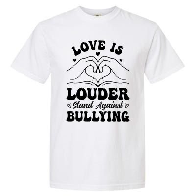 Love Is Louder Anti Bullying Kids Unity Day Orange Be Kind Garment-Dyed Heavyweight T-Shirt