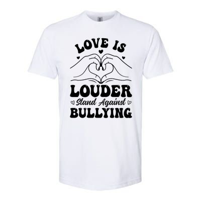 Love Is Louder Anti Bullying Kids Unity Day Orange Be Kind Softstyle CVC T-Shirt