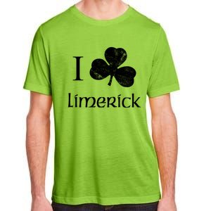 Limerick Ireland Love Irish Shamrock Heart St Paddys Day Gift Adult ChromaSoft Performance T-Shirt