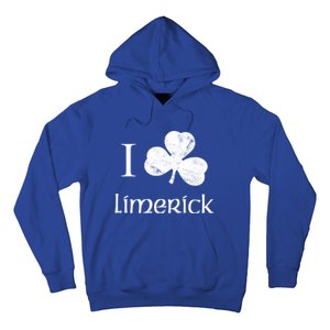 Limerick Ireland Love Irish Shamrock Heart St Paddys Day Gift Hoodie