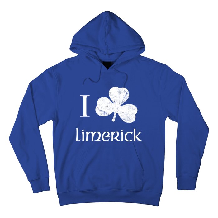 Limerick Ireland Love Irish Shamrock Heart St Paddys Day Gift Hoodie