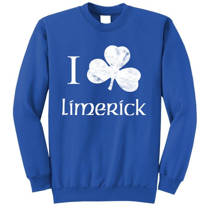 Limerick Ireland Love Irish Shamrock Heart St Paddys Day Gift Sweatshirt