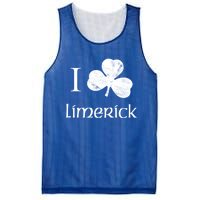 Limerick Ireland Love Irish Shamrock Heart St Paddys Day Gift Mesh Reversible Basketball Jersey Tank