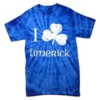 Limerick Ireland Love Irish Shamrock Heart St Paddys Day Gift Tie-Dye T-Shirt