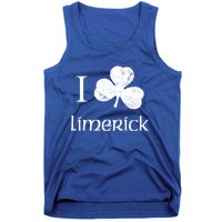 Limerick Ireland Love Irish Shamrock Heart St Paddys Day Gift Tank Top