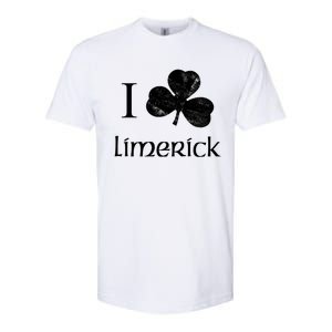 Limerick Ireland Love Irish Shamrock Heart St Paddys Day Gift Softstyle CVC T-Shirt