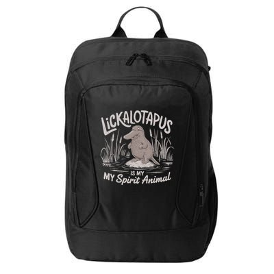 Lickalottapus Is My Spirit Animal City Backpack