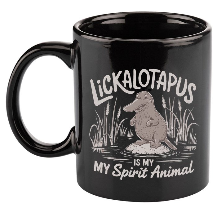 Lickalottapus Is My Spirit Animal 11oz C Handle Ceramic Mug
