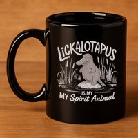 Lickalottapus Is My Spirit Animal 11oz C Handle Ceramic Mug
