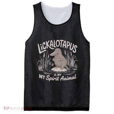 Lickalottapus Is My Spirit Animal Mesh Reversible Basketball Jersey Tank